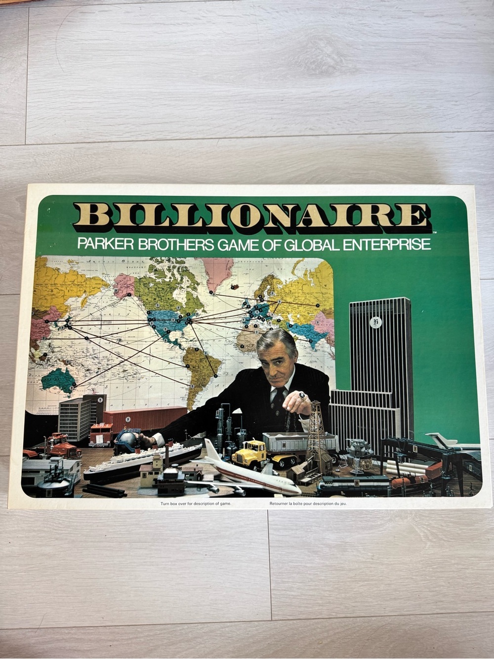 Vintage Billionaire Board Game in Original Box